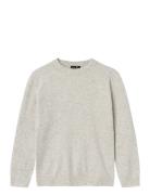 Nlmlodett Ls O-Neck Knit Tops Knitwear Pullovers Cream LMTD