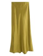 Skirt Mary Lang Nederdel Yellow Lindex