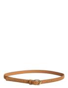 Pcline Suede Jeans Belt Kca Bælte Brown Pieces