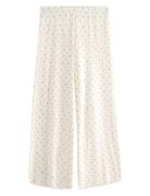 Vida Pyjamasbyxor I Pointelle Pyjamasbukser Hyggebukser Cream Lindex