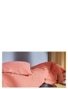 Bæk&Bølge Pillowcase 63X60 Cm Pink/Orange Dk Home Textiles Bedtextiles...