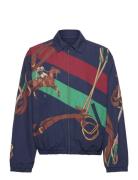 The Big Bayport Equestrian-Print Jacket Bomberjakke Jakke Multi/patter...