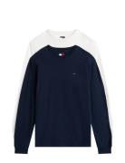 Tjm Slim 2Pack L/S Ext Tops T-Langærmet Skjorte Multi/patterned Tommy ...