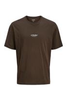 Jjesoho Tee Ss Crew Neck Noos Tops T-Kortærmet Skjorte Brown Jack & J ...