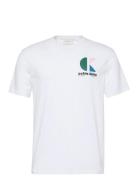 Ss 20S Ck Bauhaus Logo Graphic T Tops T-Kortærmet Skjorte White Calvin...