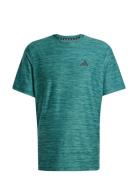 Tr-Es Stretch T Tops T-Kortærmet Skjorte Blue Adidas Performance