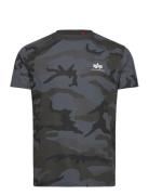 Basic T Small Logo Camo Tops T-Kortærmet Skjorte Multi/patterned Alpha...