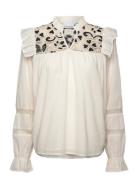 Salba Blouse Tops Blouses Long-sleeved White Noella