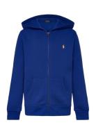Fleece Full-Zip Hoodie Tops Sweatshirts & Hoodies Hoodies Blue Ralph L...