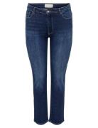Carsui Mid Slim Dnm Rea285 Noos Bottoms Jeans Slim Blue ONLY Carmakoma