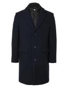 Slhnew Joseph Coat Noos Uldfrakke Frakke Navy Selected