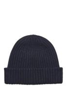 Slhadam Beanie B Accessories Headwear Beanies Navy Selected