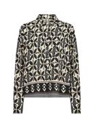 Sc-Sandra Tops Shirts Long-sleeved Multi/patterned Soyaconcept
