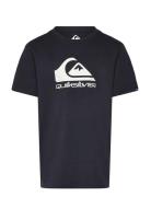 Ev Comp Logo Ss Youth Tops T-Kortærmet Skjorte Navy Quiksilver