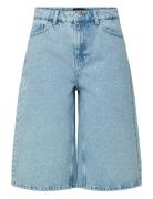 Pcnoel Mw Denim Jorts D2D Pp Bottoms Shorts Denim Shorts Blue Pieces