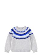 Baes Wool Tops Knitwear Pullovers Blue Molo
