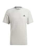 Tr-Es Stretch T Tops T-Kortærmet Skjorte White Adidas Performance