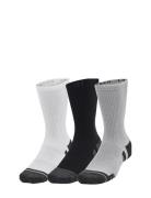 Ua Performance Tech 3Pk Crew Sport Socks Regular Socks Grey Under Armo...