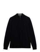 Essentials Cotton Half Zip Tops Knitwear Half Zip Jumpers Navy Superdr...