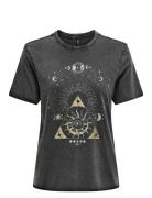 Onllucky Life Reg S/S Spirit Top Cs Jrs Tops T-shirts & Tops Short-sle...