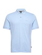 Pallas Tops Polos Short-sleeved Blue BOSS