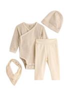 Set 4 Pcs Wrap Body Leggings C Sets Sets With Body Beige Lindex