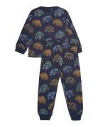 Pyjamas Ls Set Aop Pyjamassæt Multi/patterned Minymo