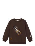 Sweatshirt Ls Tops Sweatshirts & Hoodies Sweatshirts Black Minymo