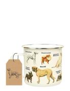 Emalje Krus Hunde Home Tableware Cups & Mugs Coffee Cups White Gift Re...