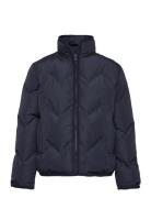 Quilted Coat Foret Jakke Navy Mango