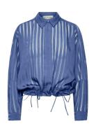 Loasta Tops Shirts Long-sleeved Navy Munthe