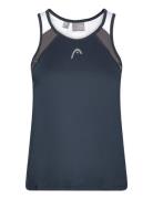 Club 22 Tank Top Women Sport T-shirts & Tops Sleeveless Navy Head