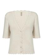 Sc-Dollie Tops Knitwear Cardigans Cream Soyaconcept