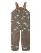 Nmmalfa08 Softshell Bib Pant Aop Fo Outerwear Softshells Softshell Tro...