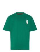 Tnpanton Os S_S Tee Tops T-Kortærmet Skjorte Green The New