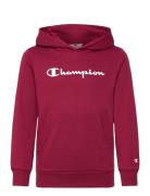 Hooded Sweatshirt Sport Sweatshirts & Hoodies Hoodies Burgundy Champio...