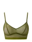 Mesh Balc Tte Lingerie Bras & Tops Soft Bras Bralette Green Understate...