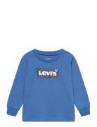 Ls-L/S Tee Tops T-shirts Long-sleeved T-Skjorte Blue Levi's