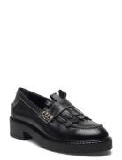 Loafer Shoes Flat Loafers Black ANGULUS