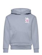 Surf Feeling Hoodie Brushed Tops Sweatshirts & Hoodies Hoodies Blue Ro...