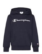 Hooded Sweatshirt Sport Sweatshirts & Hoodies Hoodies Navy Champion