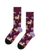 Capricorn Sock Lingerie Socks Regular Socks Burgundy Happy Socks