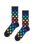 Big Dot Sock Lingerie Socks Regular Socks Navy Happy Socks