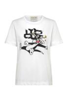 Lacini Tops T-shirts & Tops Short-sleeved White Munthe