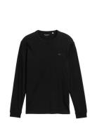 Basic Longsleeve Tops T-Langærmet Skjorte Black Tom Tailor