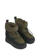 Zoey Snowboot Tops Knitwear Pullovers Khaki Green Liewood