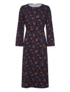 Lenita Dress Knælang Kjole Brown Jumperfabriken