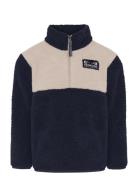 Gosig Kids Halfzip Outerwear Fleece Outerwear Fleece Jackets Navy Didr...