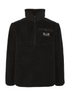 Exa Kids Half Z Tops Sweatshirts & Hoodies Sweatshirts Black Didrikson...