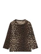 Tnstpenny L_S Tee Tops T-shirts Long-sleeved T-Skjorte Brown The New